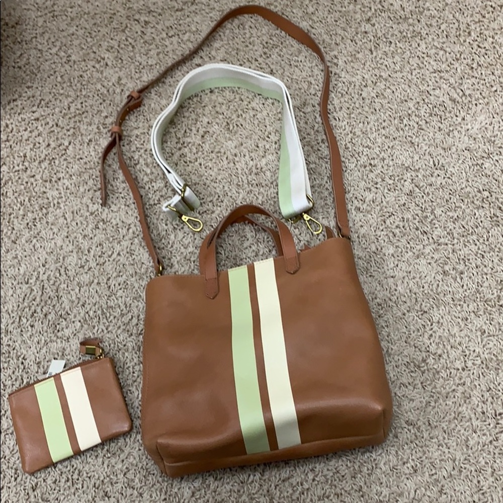 Madewell bag and small zip wallet